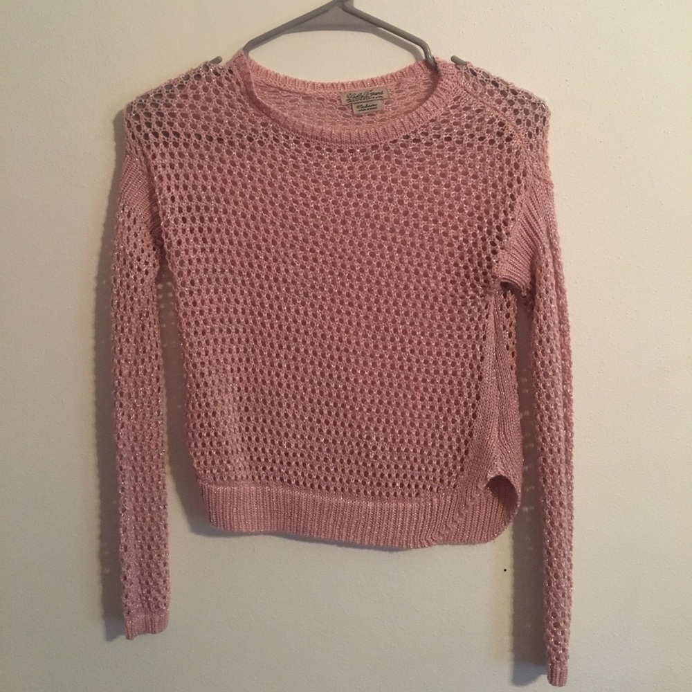 Shimmer pink long sleeve